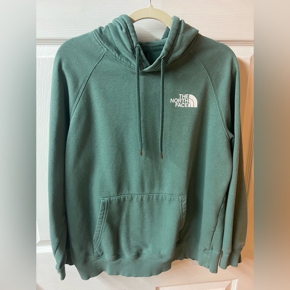 The North Face Green Hoodie - Picture 1 of 8